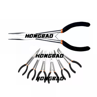 La longue aiguille de pinces de nez de longue portée coupant les dents biseautées supplémentaires coupent