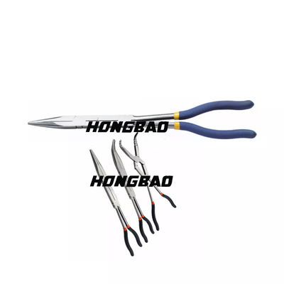 13&quot; long pinces extra-longues droites communes du double X de Bent Needle Nose Pliers Vde