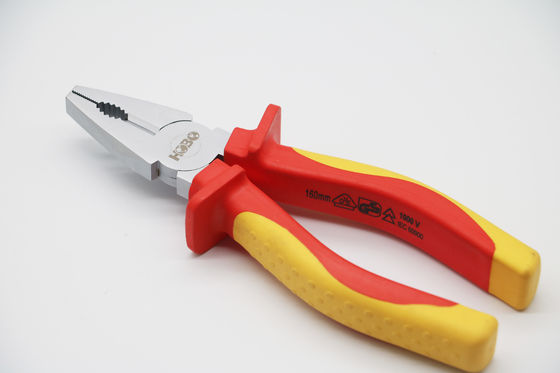 ensemble de pinces de VDE 1000v et pinces de combinaison de coupe d'outil de bricolage isolées par tournevis