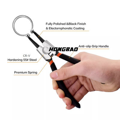 Pouce interne et externe 4PCS 5pc de Ring Pliers Circlip Pliers Retaining 7 de rupture