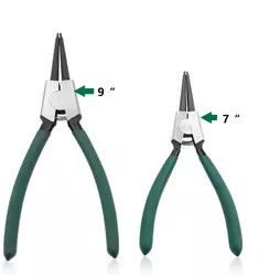 Pinces de circlip droites externes résistantes à l'intérieur de Bent Jaw For Ring Remover
