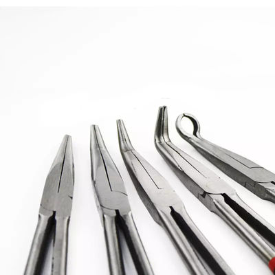 11&quot; les pinces de nez d'aiguille extra-longues de portée a placé l'aiguille multi de rabattement Bent Nose