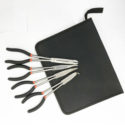 La longue aiguille de pinces de nez de longue portée coupant les dents biseautées supplémentaires coupent