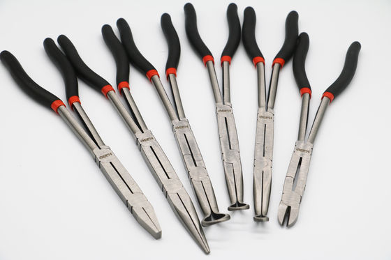 13&quot; long pinces extra-longues droites communes du double X de Bent Needle Nose Pliers Vde