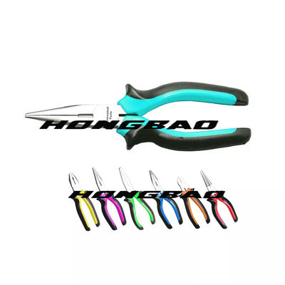 Le long électricien Insulated Combination Plier de nez laissent tomber la poignée molle forgée 6&quot; 7&quot; 8&quot; Européen
