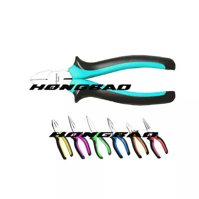 Le long électricien Insulated Combination Plier de nez laissent tomber la poignée molle forgée 6&quot; 7&quot; 8&quot; Européen