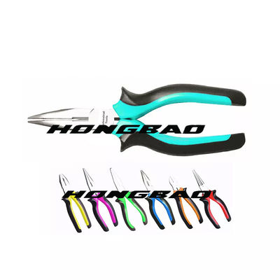 Le long électricien Insulated Combination Plier de nez laissent tomber la poignée molle forgée 6&quot; 7&quot; 8&quot; Européen