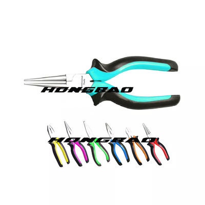 Le long électricien Insulated Combination Plier de nez laissent tomber la poignée molle forgée 6&quot; 7&quot; 8&quot; Européen