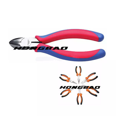 5,5 6 7,5 8&quot; baisse latérale isolée de coupe de coupeurs diagonaux ont forgé la poignée molle ergonomique