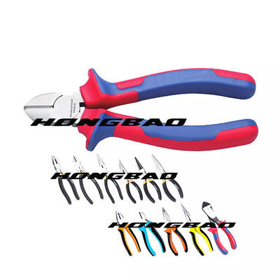 La baisse de haute qualité a forgé la poignée molle ergonomique 6" 7" 8" type juge de ligne Nipper Pliers Functional Combination Pliers de l'Allemagne