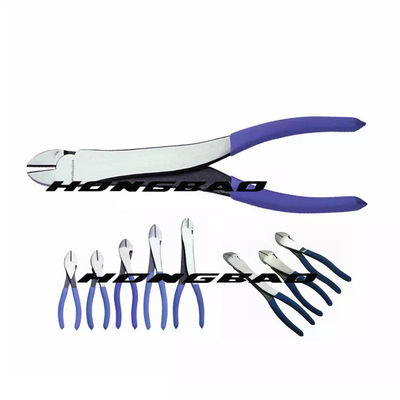 4-1/2 po. 6-1/2 7&quot; grande coupe latérale principale Bent Body Chrome Vanadium Steel de coupe-fil diagonaux