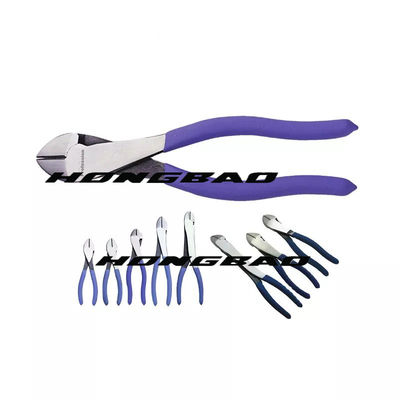 4-1/2 po. 6-1/2 7&quot; grande coupe latérale principale Bent Body Chrome Vanadium Steel de coupe-fil diagonaux