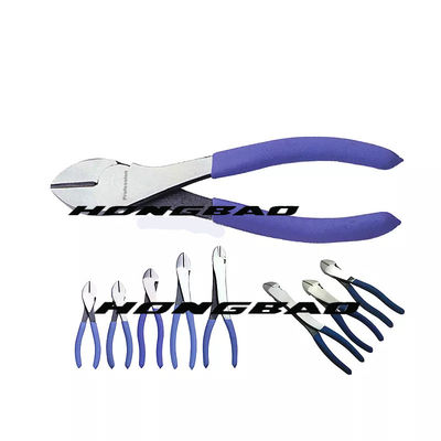 4-1/2 po. 6-1/2 7&quot; grande coupe latérale principale Bent Body Chrome Vanadium Steel de coupe-fil diagonaux