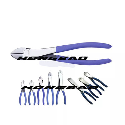 4-1/2 po. 6-1/2 7&quot; grande coupe latérale principale Bent Body Chrome Vanadium Steel de coupe-fil diagonaux