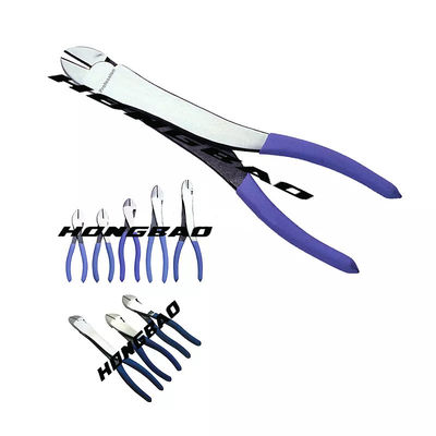 4-1/2 po. 6-1/2 7&quot; grande coupe latérale principale Bent Body Chrome Vanadium Steel de coupe-fil diagonaux