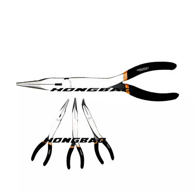 longues pinces de nez de 11&quot; de 160mm 170mm 200mm 6 pouces portée d'agrafe moyenne droite de 8 pouces longue