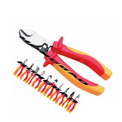 6 7 8&quot; les pinces de combinaison de bord isolées par VDE d'augmenter de trousse d'outils des électriciens dégrossissent juge de ligne Pliers de coupeur