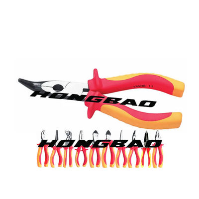 6 8&quot; VDE 1000V ont isolé C.A. de coupure latéral 150mm électrique 200mm de Bent Nose Pliers de coupeur de pinces
