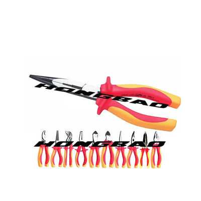 6 7 8&quot; les pinces de combinaison de bord isolées par VDE d'augmenter de trousse d'outils des électriciens dégrossissent juge de ligne Pliers de coupeur