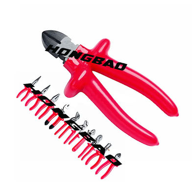 6 7 8&quot; la tension 1000V ont isolé le juge de ligne coupé électrique plongé Plier à C.A. de poignée de poignée des pinces en plastique CR-V 1000V de combinaison