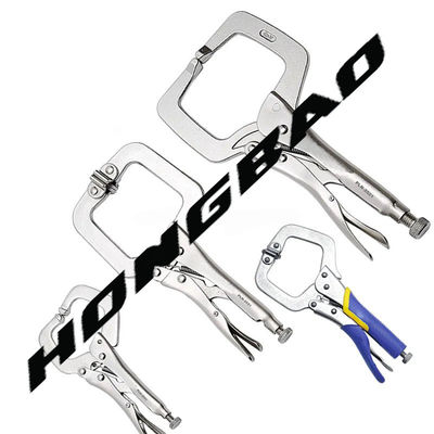 6 11 14 18&quot; agrafe incurvée de bride de l'outil C de C de pinces de poignée de serrure de mâchoire au loin profondément