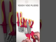 VDE 1000V trousse d'outils 200mm les pinces de dépouillement de fil isolées que 8 par pouces câblent le rabattement